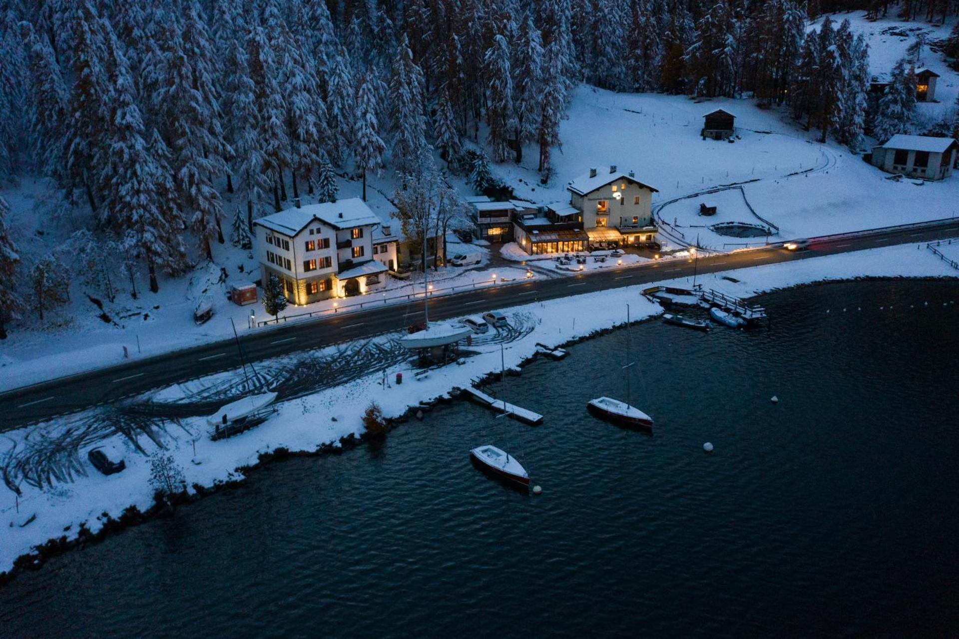Hotel Cristallina Sils Maria Exterior foto